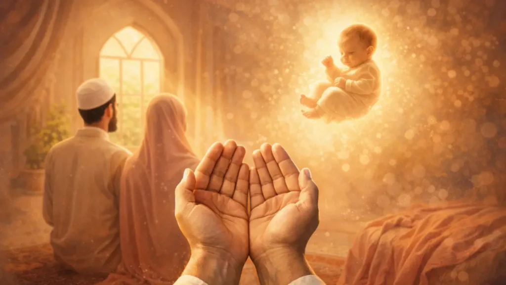 aulad hone ki dua main