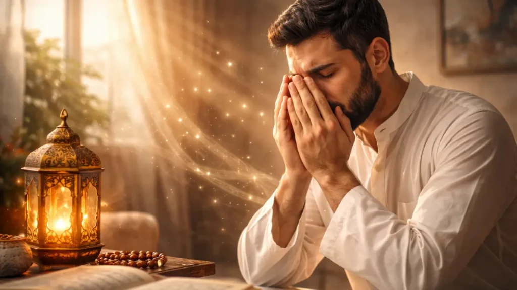 ghabrahat ki dua main