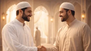 kisi musalman se milne ki dua main